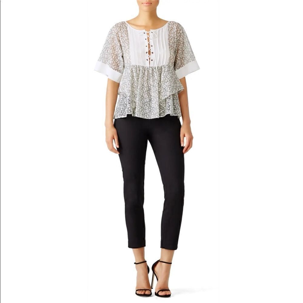 Marissa Webb Katia Short Sleeve Blouse